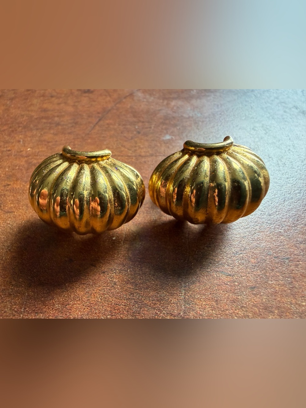 Antique Napier screw on earrings